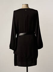 Robe mi-longue noir CHARLOTT' pour femme seconde vue