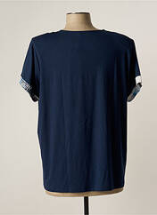 T-shirt bleu UNICA PLUS pour femme seconde vue