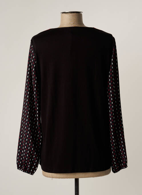 Blouse manches longues manches longues noir GUY DUBOUIS femme