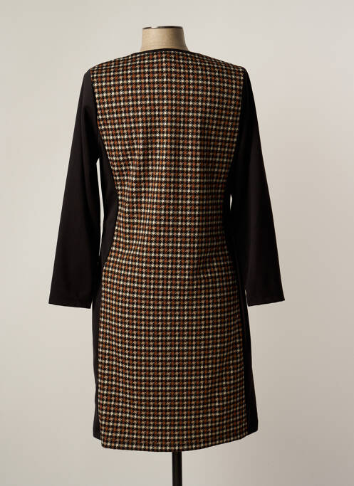 Robe mi-longue noir GUY DUBOUIS pour femme