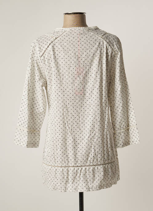 Tunique manches longues beige FELINO pour femme