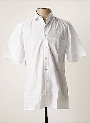 Chemise manches courtes blanc JUPITER pour homme