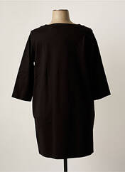Robe mi-longue noir QUATRE VINGT JOURS pour femme seconde vue