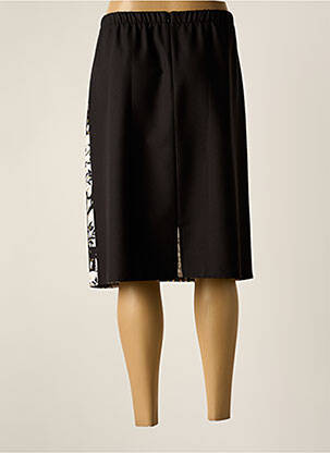 Jupe mi-longue coupe droite noir FRED SABATIER femme
