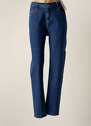Jeans coupe slim bleu QUATRE VINGT JOURS pour femme