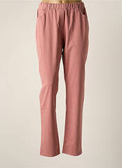 Pantalon droit rose GUY DUBOUIS pour femme seconde vue