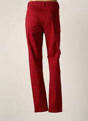 Pantalon slim rouge GEVANA pour femme seconde vue