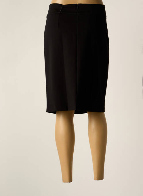Jupe mi-longue noir GEVANA pour femme