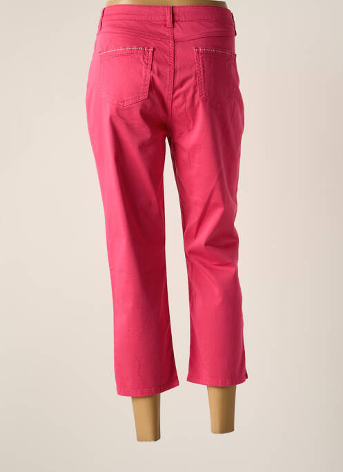 Pantalon 7/8 rose GUY DUBOUIS pour femme