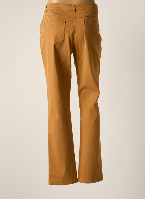 Pantalon droit marron GUY DUBOUIS pour femme