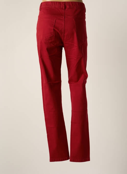 Pantalon slim rouge GEVANA pour femme