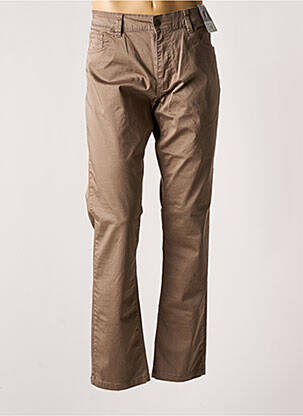 Pantalon droit beige KITISO pour homme