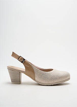 Sandales/Nu pieds beige TUPIE pour femme