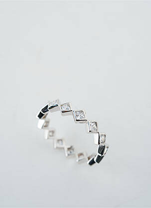 Bague matériaux argent gris TATA GISELE femme