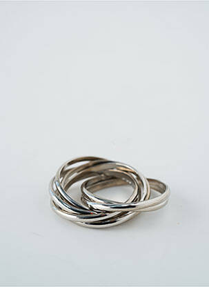 Bague ornement oxyde de zirconium gris TATA GISELE femme