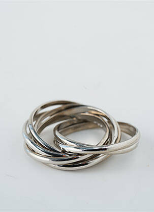 Bague ornement oxyde de zirconium gris TATA GISELE femme