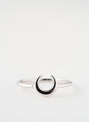 Bague matériaux argent gris TATA GISELE femme