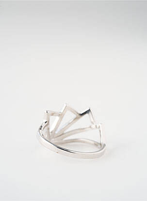 Bague matériaux argent gris TATA GISELE femme