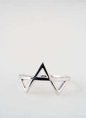 Bague matériaux argent gris TATA GISELE femme