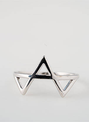 Bague matériaux argent gris TATA GISELE femme