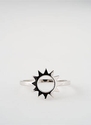 Bague matériaux argent gris TATA GISELE femme
