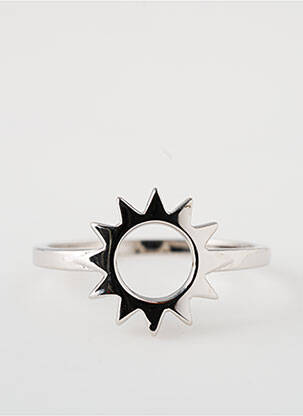 Bague matériaux argent gris TATA GISELE femme