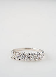 Bague ornement oxyde de zirconium gris TATA GISELE femme