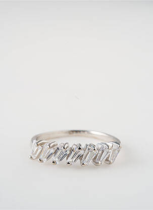 Bague matériaux argent gris TATA GISELE femme