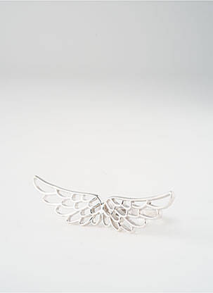 Bague matériaux argent gris TATA GISELE femme