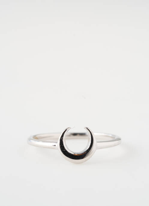 Bague matériaux argent gris TATA GISELE femme