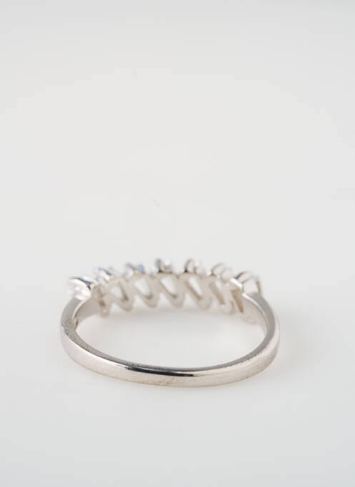 Bague matériaux argent gris TATA GISELE femme