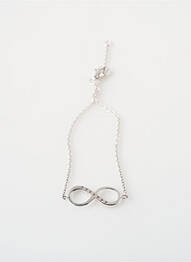 Bracelet matériaux argent gris TATA GISELE femme