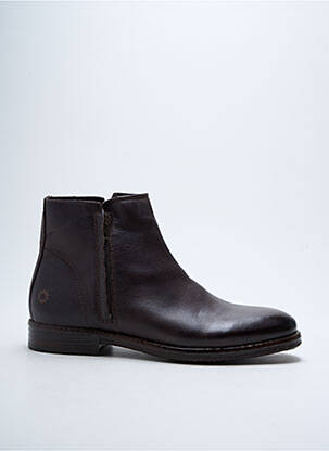 Bottines/Boots marron BASE LONDON pour homme