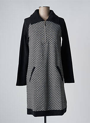 Robe courte noir CHERIE LINE femme