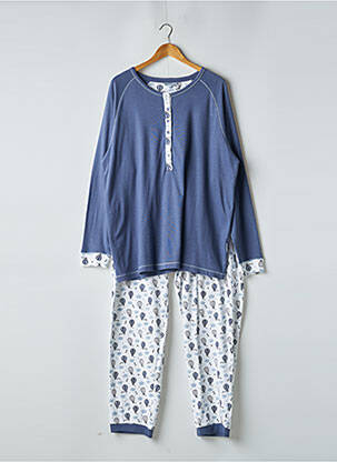 Pyjama bleu BARANDI pour femme