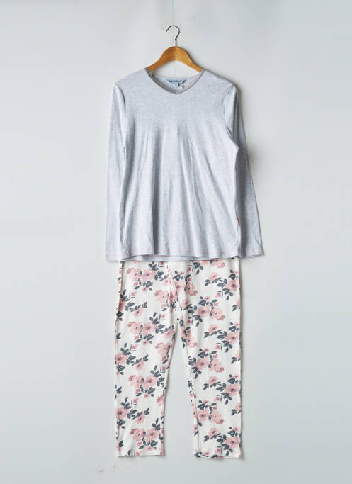 Pyjama gris BARANDI pour femme