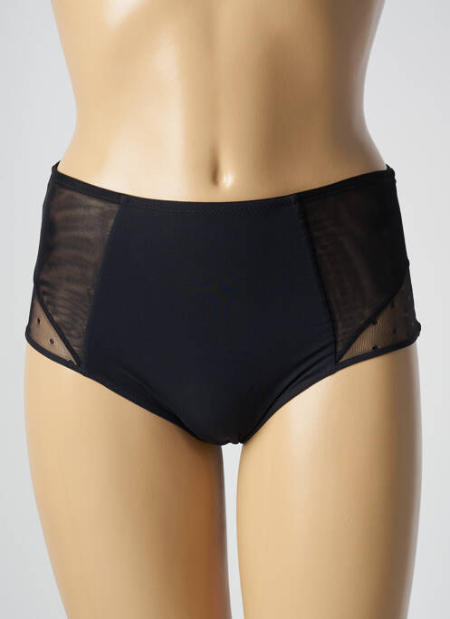 Culotte haute légère et transparente noir SO'CUP femme