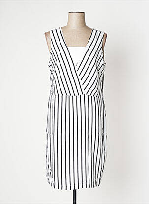 Robe mi-longue sans manche sans manche noir PAUSE CAFE femme