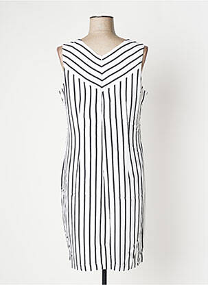 Robe mi-longue sans manche sans manche noir PAUSE CAFE femme