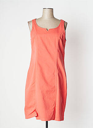 Robe mi-longue sans manche sans manche orange IMPAQT femme