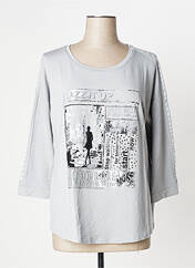 T-shirt gris DOLCEZZA pour femme seconde vue