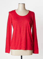 T-shirt rouge FLEUR DE SEL pour femme seconde vue