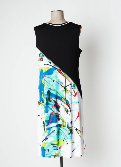 Robe mi-longue noir DOLCEZZA pour femme