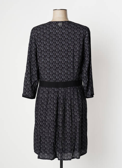 Robe mi-longue noir MAE MAHE pour femme