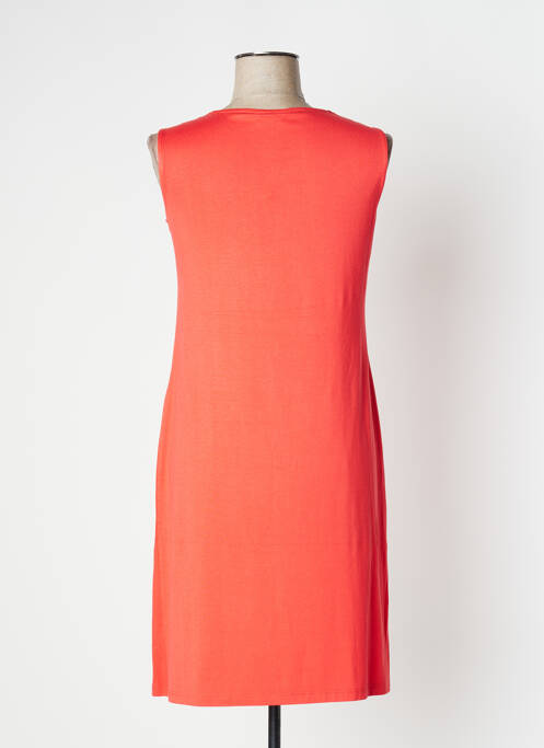 Robe mi-longue orange PAUSE CAFE pour femme