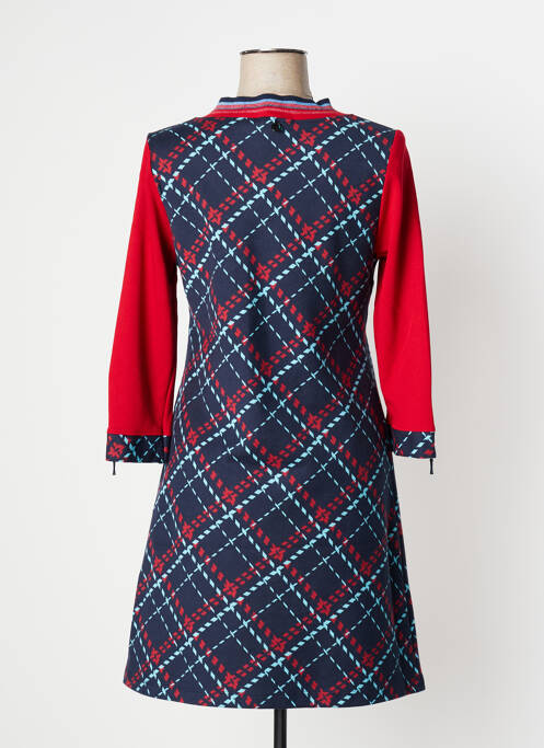 Robe mi-longue rouge MALOKA pour femme