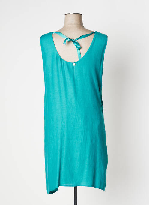 Robe mi-longue vert PAUL BRIAL pour femme