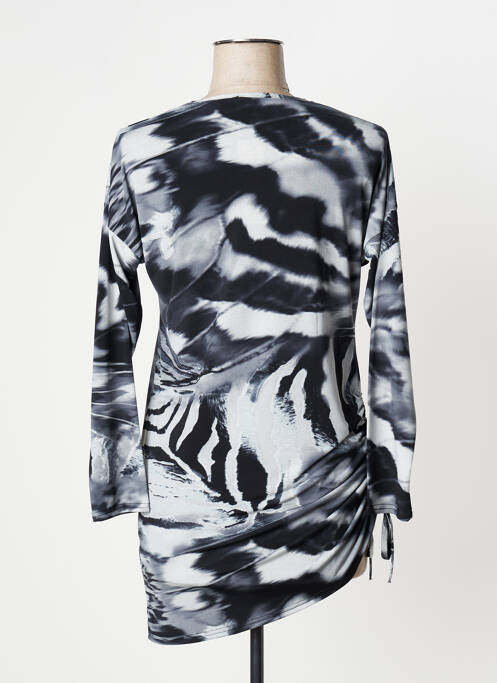 Tunique manches longues gris MARBLE pour femme