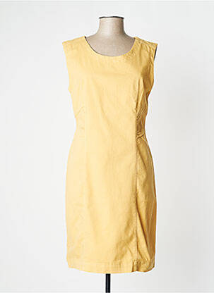 Robe mi-longue sans manche sans manche jaune IMPAQT femme