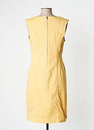 Robe mi-longue sans manche sans manche jaune IMPAQT femme